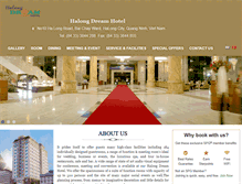 Tablet Screenshot of halongdreamhotel.com